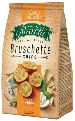 Maretti Bruschette s príchuťou štyroch syrov 70 g