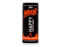 Maxx Happy energetický nápoj 24x250 ml PLECH