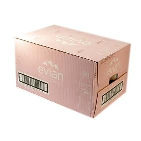evian prírodná minerálna voda 24 x 500 ml vratná PET fľaša