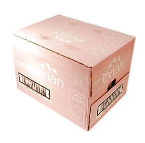 Evian prírodná minerálna voda 12 x 750 ml vratná PET fľaša