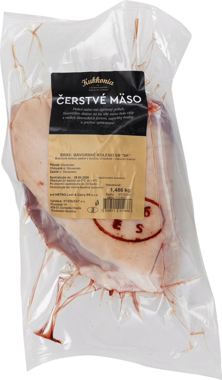 Istermeat Bravčové bavorské koleno SK vákuovo balené chlad. váž. cca 1,5 kg