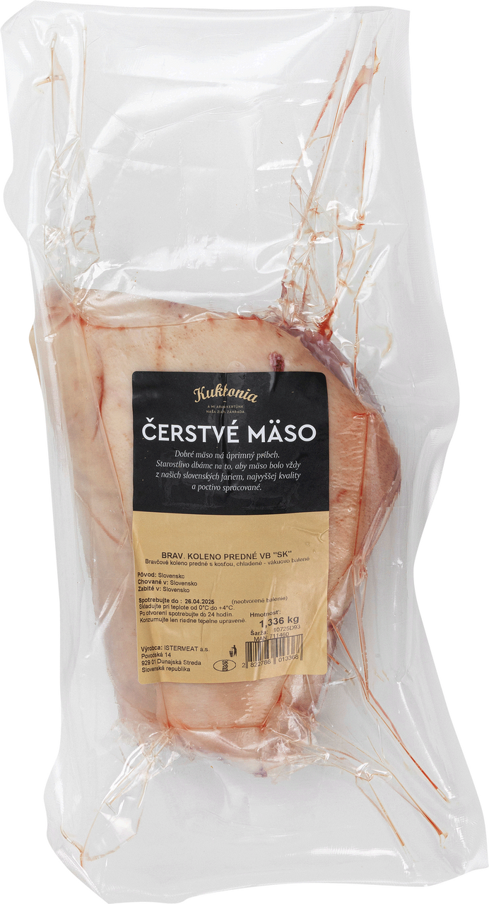 Istermeat Bravčové koleno predné SK vákuovo balené chlad. váž. cca 1 kg