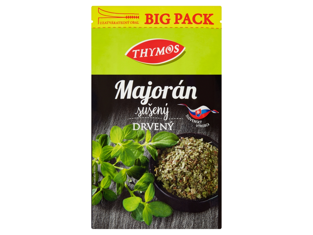Thymos Majorán drvený 20 g