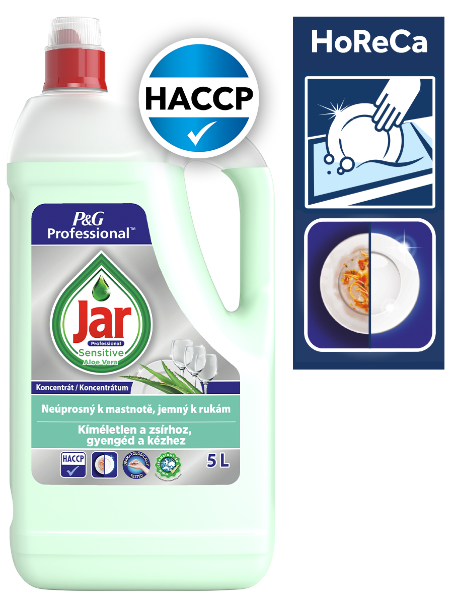 Jar Professional Sensitive prostriedok na riad HACCP 5 l