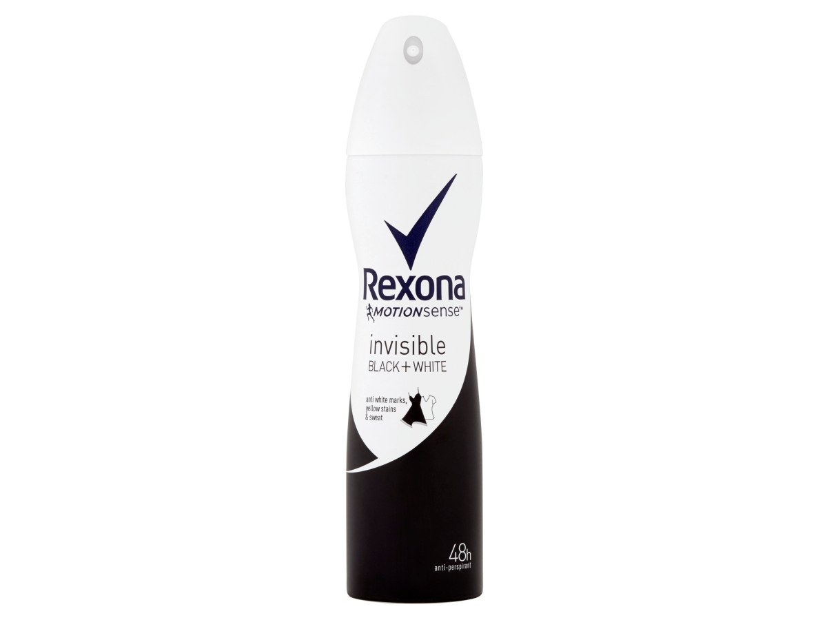 Rexona Invisible Black+White antiperspirant sprej dámsky 150 ml