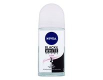 Nivea Black&White Invisible Clear antiperspirant guľôčkový dámsky 1x50 ml