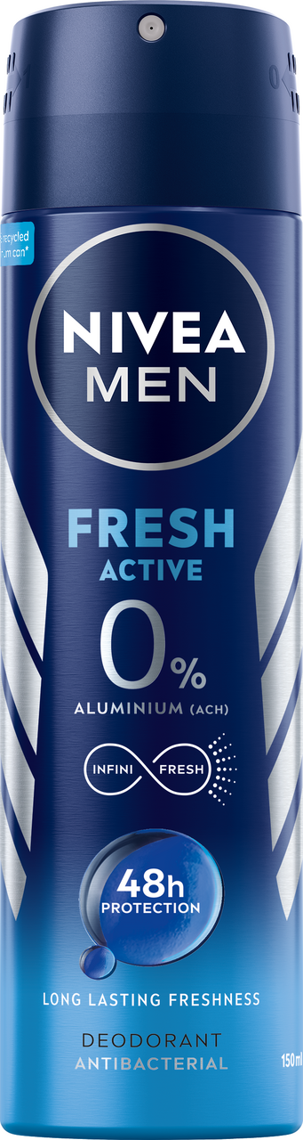NIVEA Men Fresh Active antiperspirant sprej pánsky 150 ml