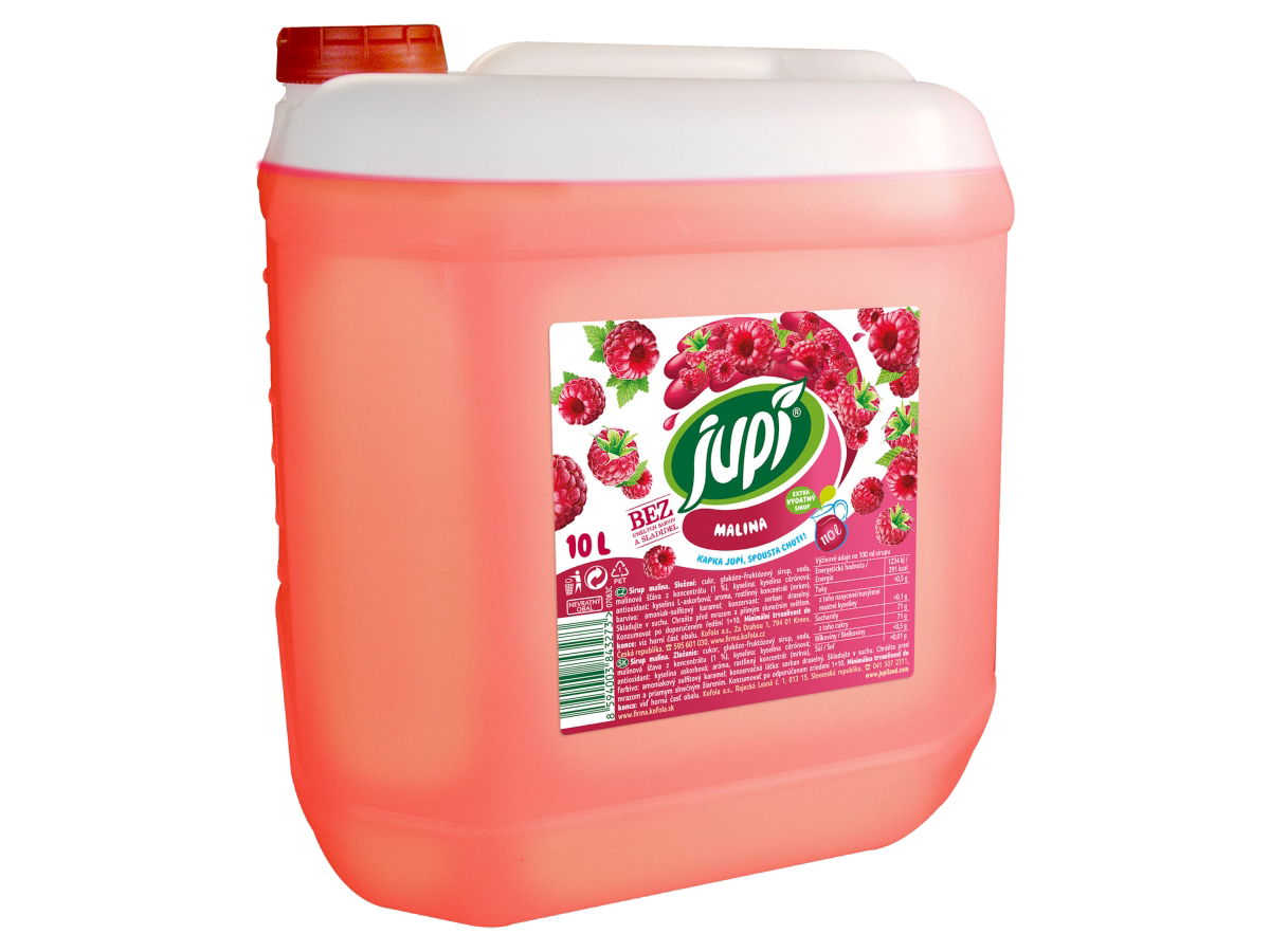 Jupí sirup malina 10 l PET