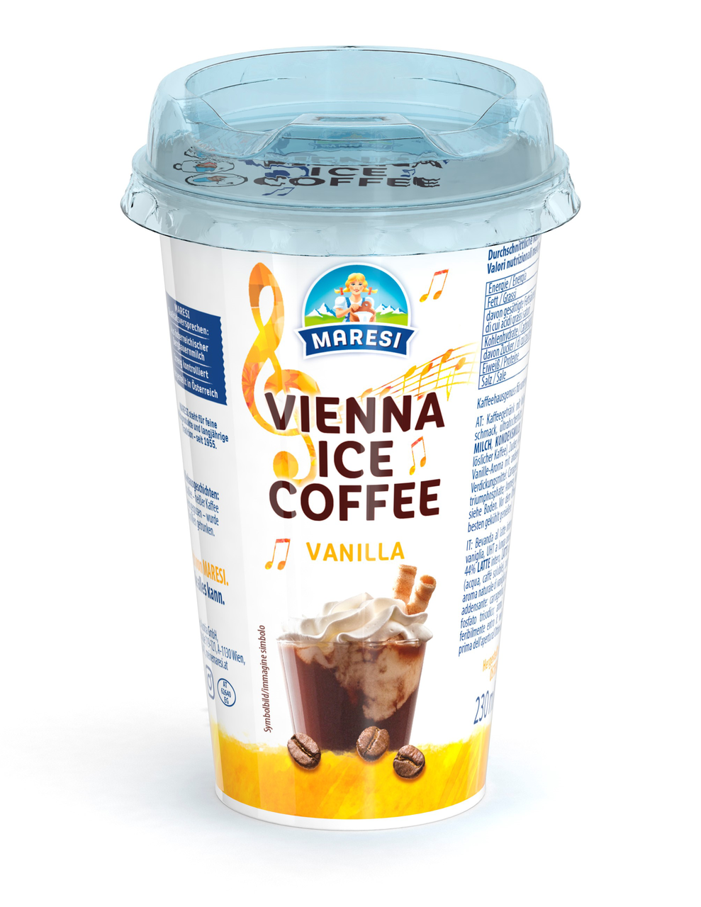 MARESI Vienna Káva ľadová vanilková chlad. 230 ml