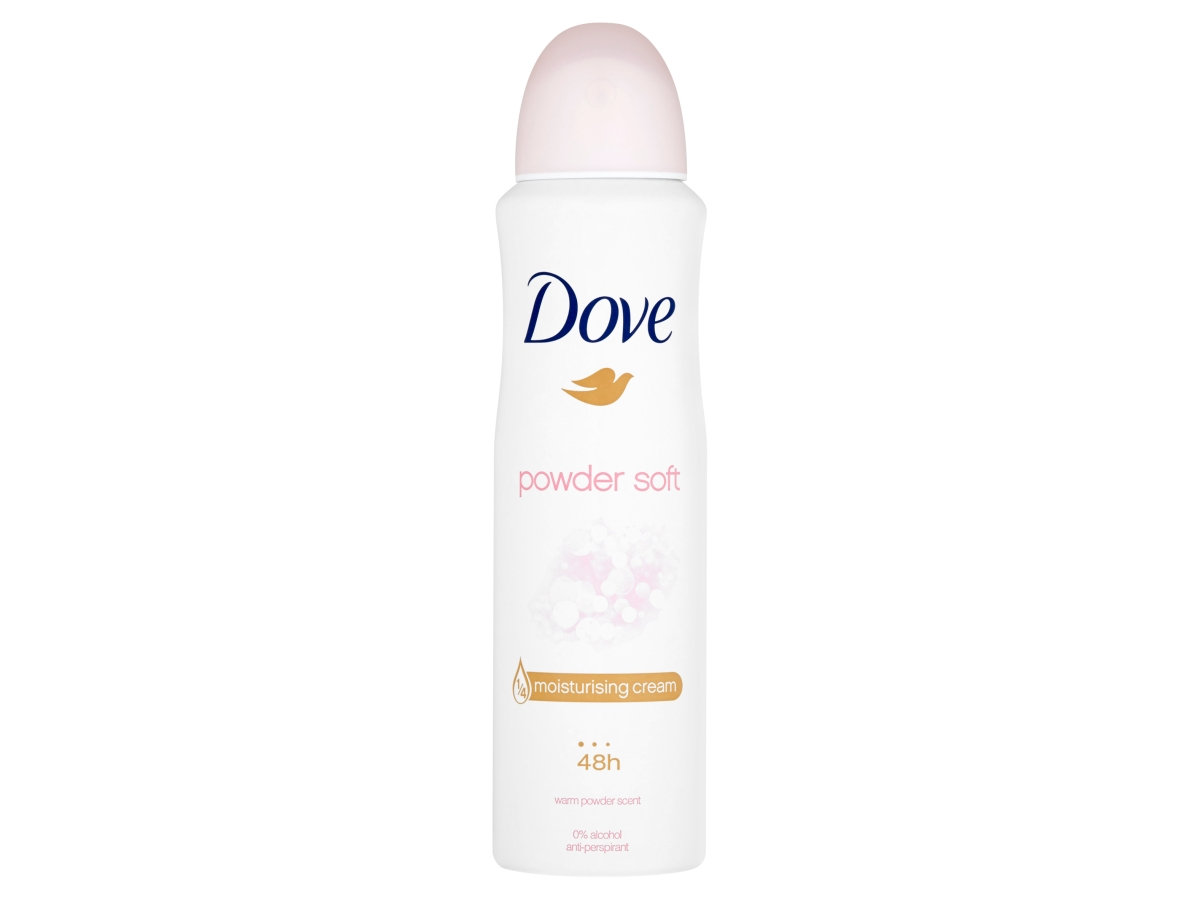 Dove Powder Soft antiperspirant sprej dámsky 150 ml