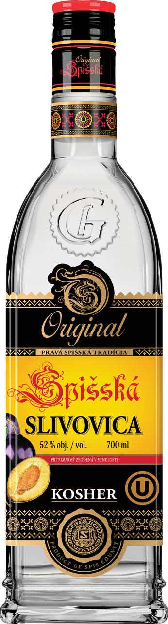Original Spišská slivovica Kosher 52% 700 ml