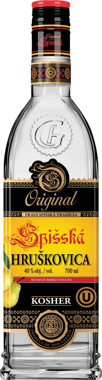 Original Spišská hruškovica Kosher 40% 700 ml