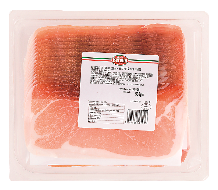 Beretta Prosciutto Crudo plátky chlad. 500 g