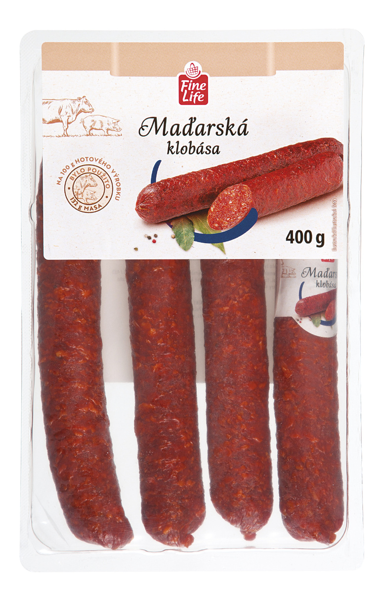 Fine Life Maďarská klobása chlad. 400 g