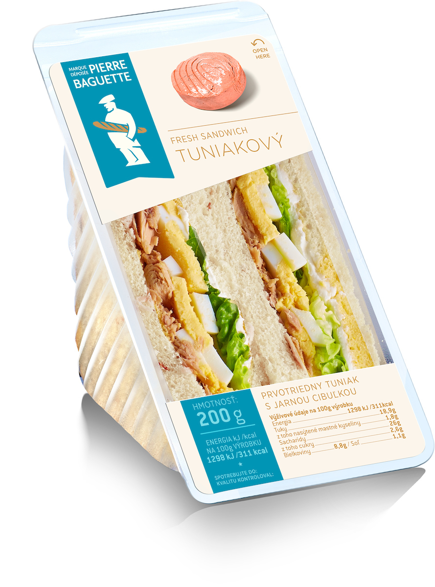 Pierre Baguette Sendvič tuniakový chlad. 200 g