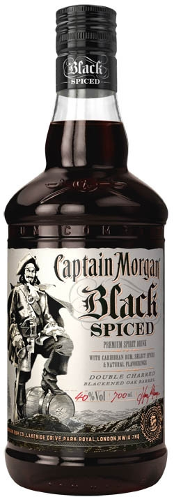 Captain Morgan Black Spiced 40% 700 ml