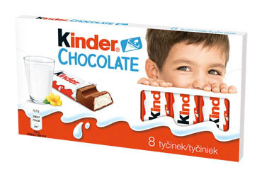 kinder Chocolate T8 tyčinka z mliečnej čokolády 10 x 100 g