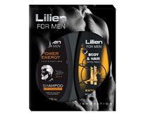 Lilien Men Extreme darčeková sada (šampón 800ml+sprchový gél 800ml)