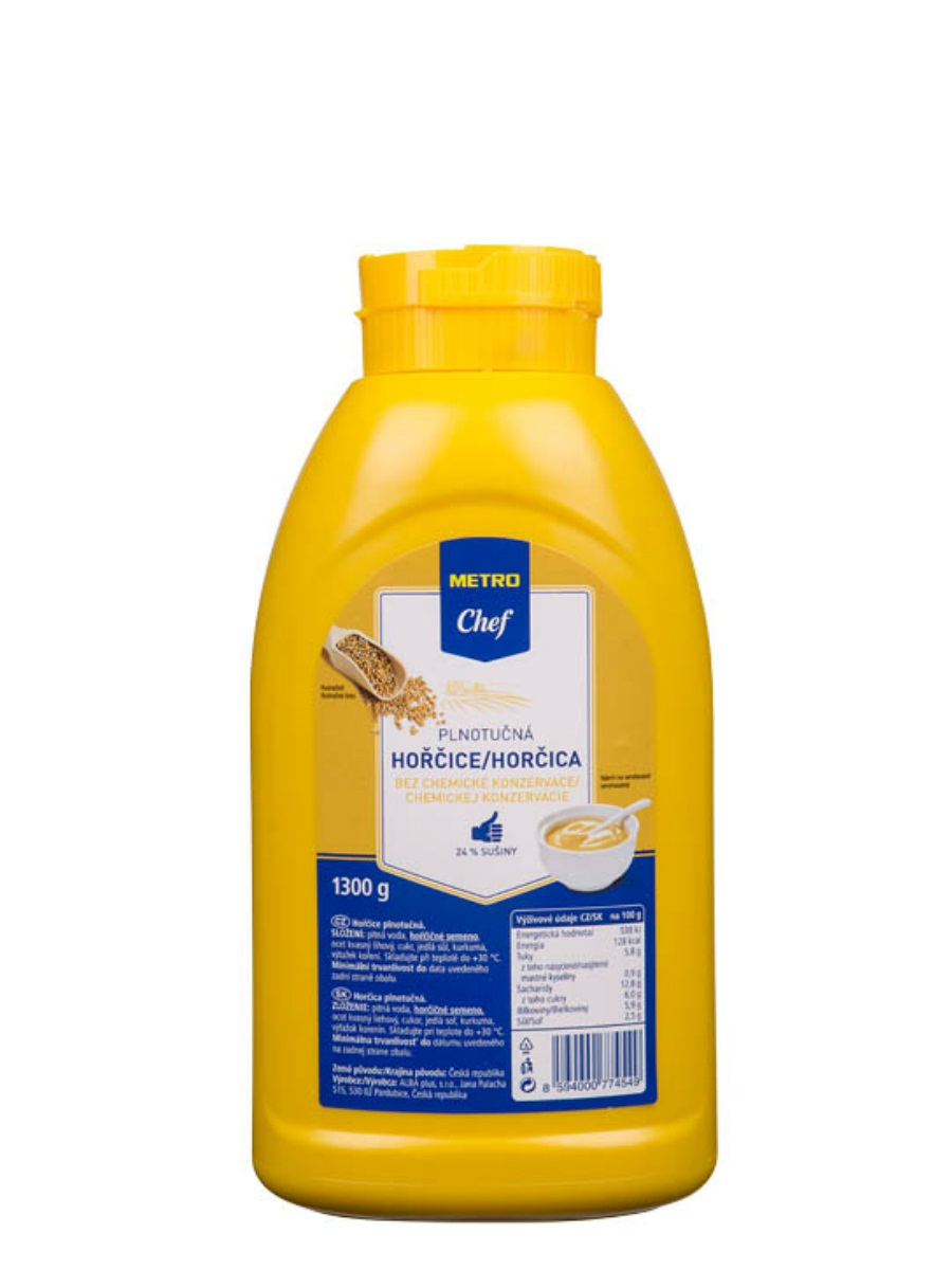 METRO Chef Horčica plnotučná 1300 g