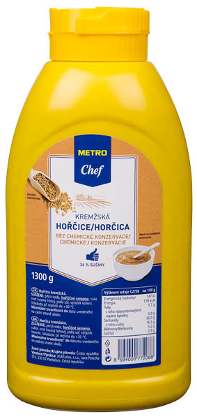METRO Chef Horčica kremžská 1300 g