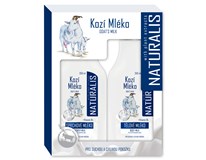 Naturalis Kozie mlieko darčeková sada (sprchové mlieko+telové mlieko)