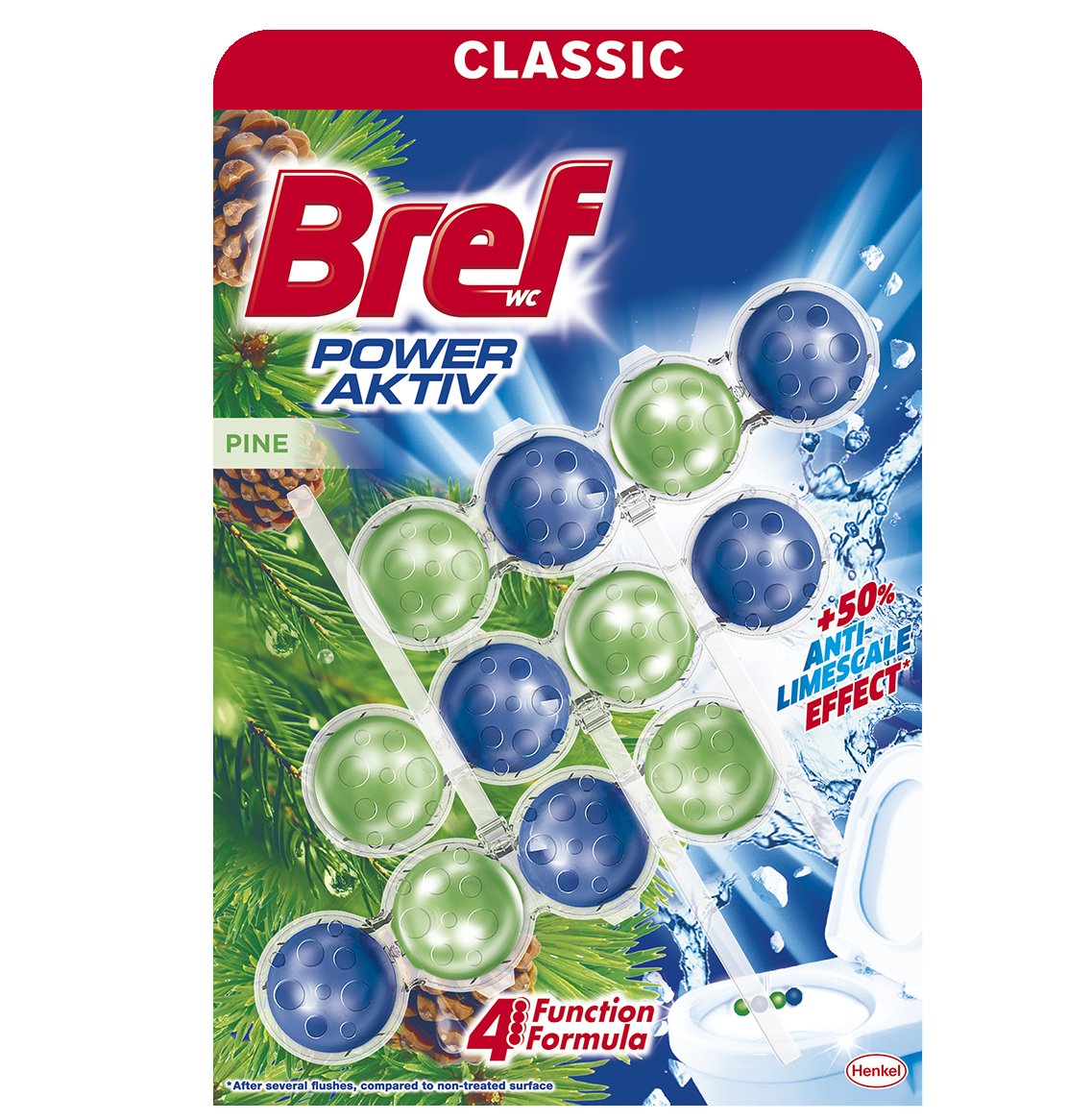 Bref Power Aktiv Pine 3x50 g
