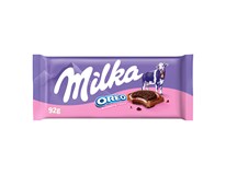 Milka Oreo Sandwich tabuľková čokoláda strawberry/ jahoda 1x92 g