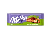 Milka Mmmax tabuľková čokoláda nutty choco wafer 1x270 g