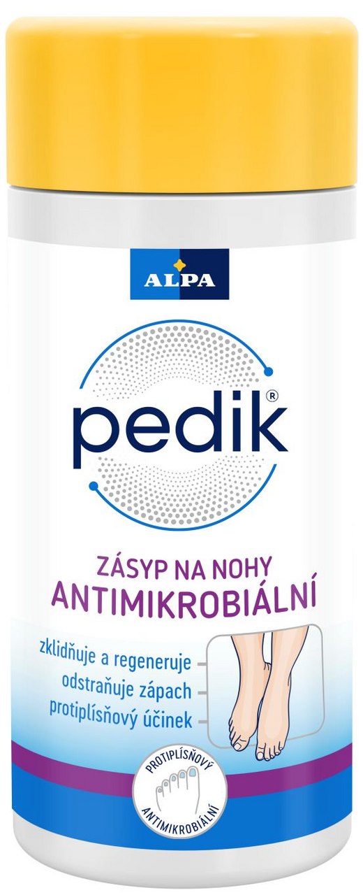 Alpa Pedik zásyp na nohy s antimikrobiálnou prísadou 100 g