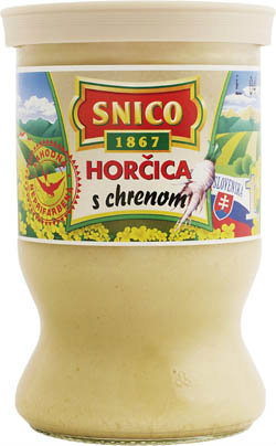 SNICO Horčica s chrenom 180 g