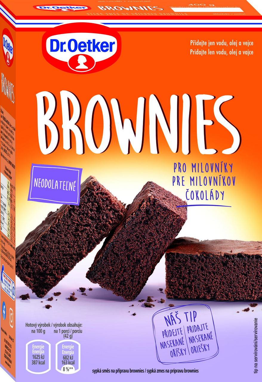 Dr. Oetker Brownies čokoládové 400 g