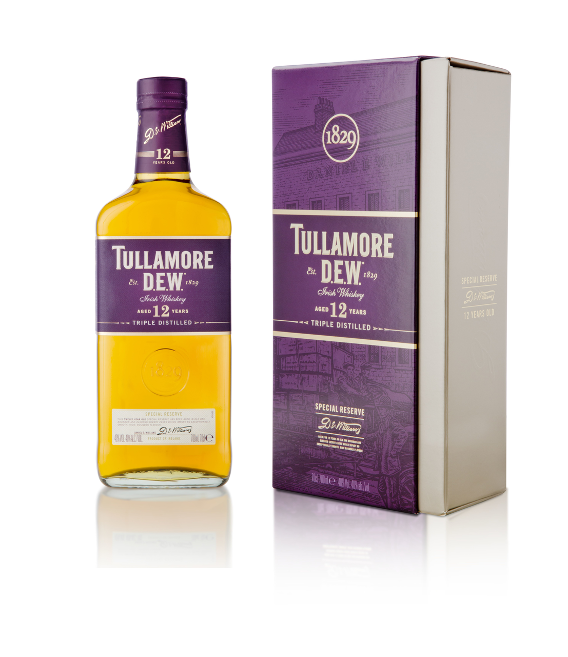 TULLAMORE Dew 12 y.o. whisky 40% 700 ml