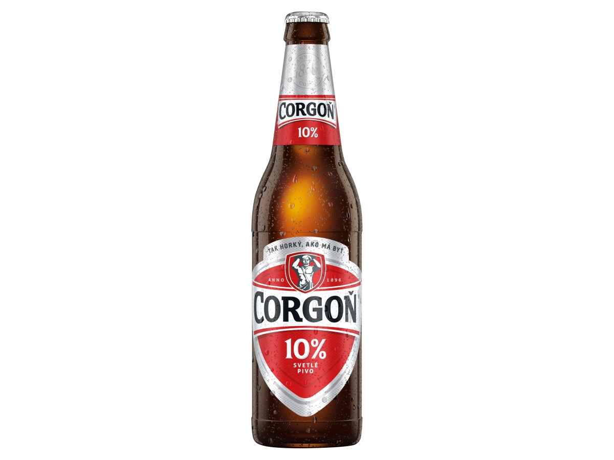 CORGOŇ pivo 10 % 20 x 500 ml SKLO