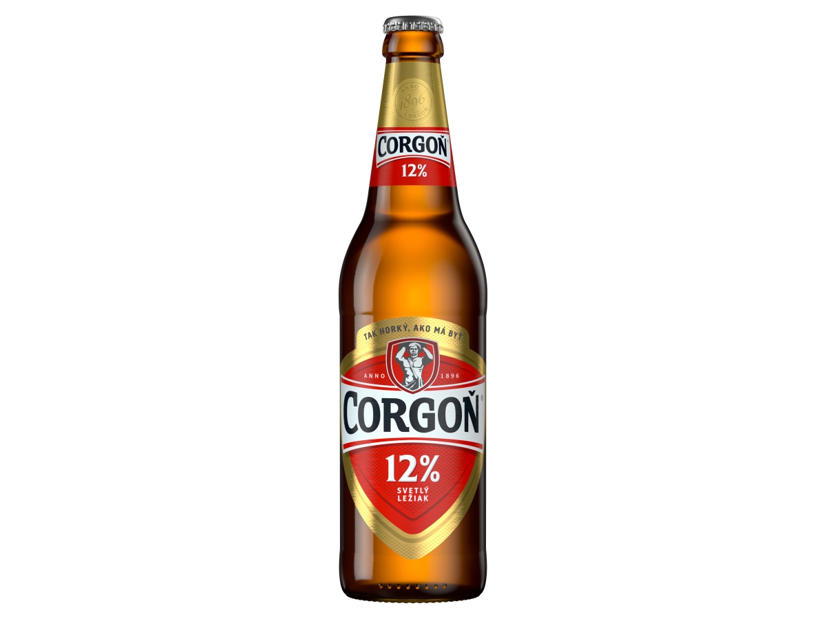 CORGOŇ pivo 12 % 20 x 500 ml SKLO