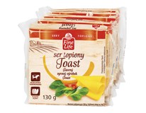 Fine Life Tavený syr toast plátky chlad. 5x130 g