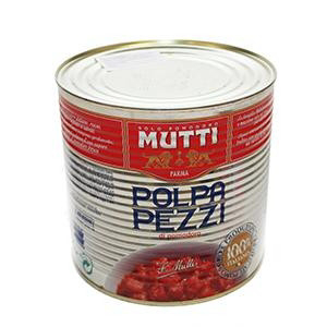 MUTTI Polpa a Pezzi jemne nasekané paradajky 2,5 kg