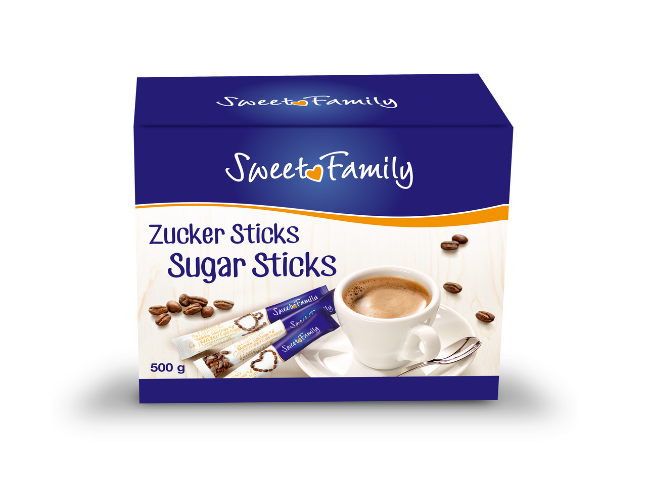 SWEET FAMILY Cukor porcie 10 x 500 g