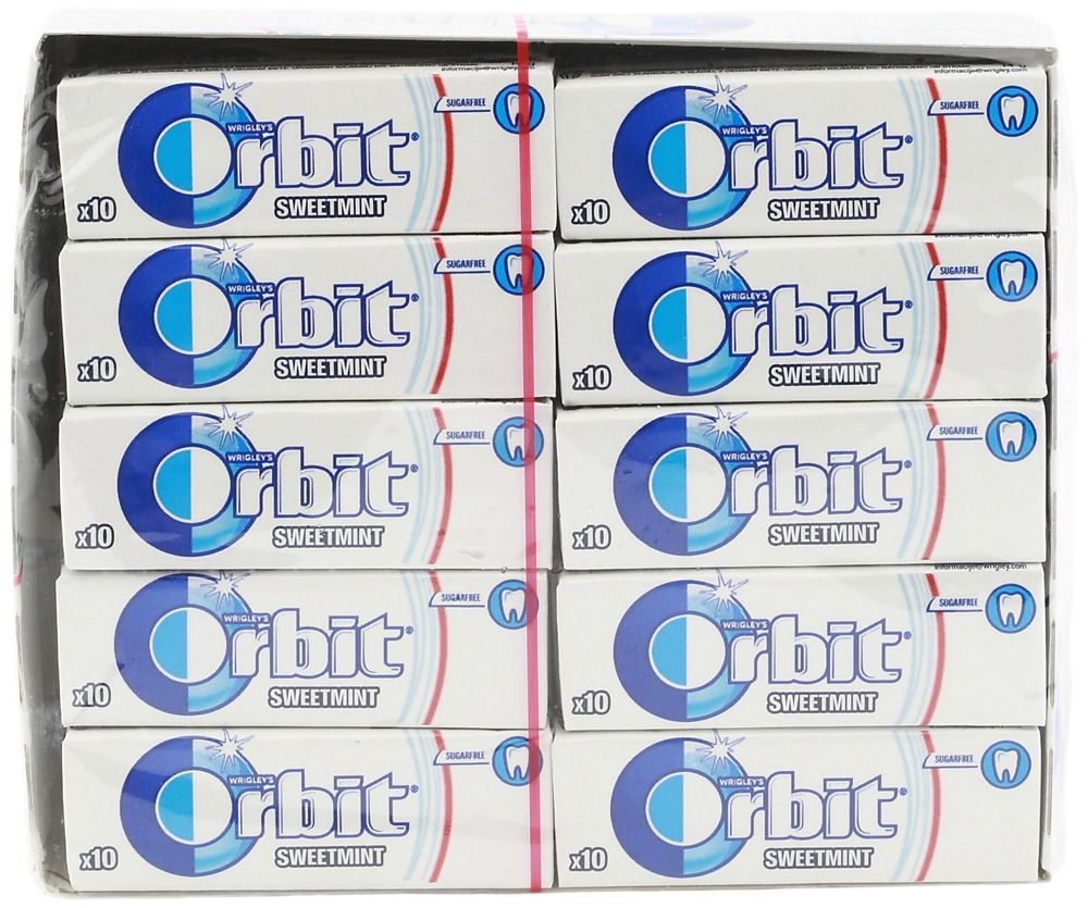 Orbit žuvačky sweetmint dražé 30 x 14 g