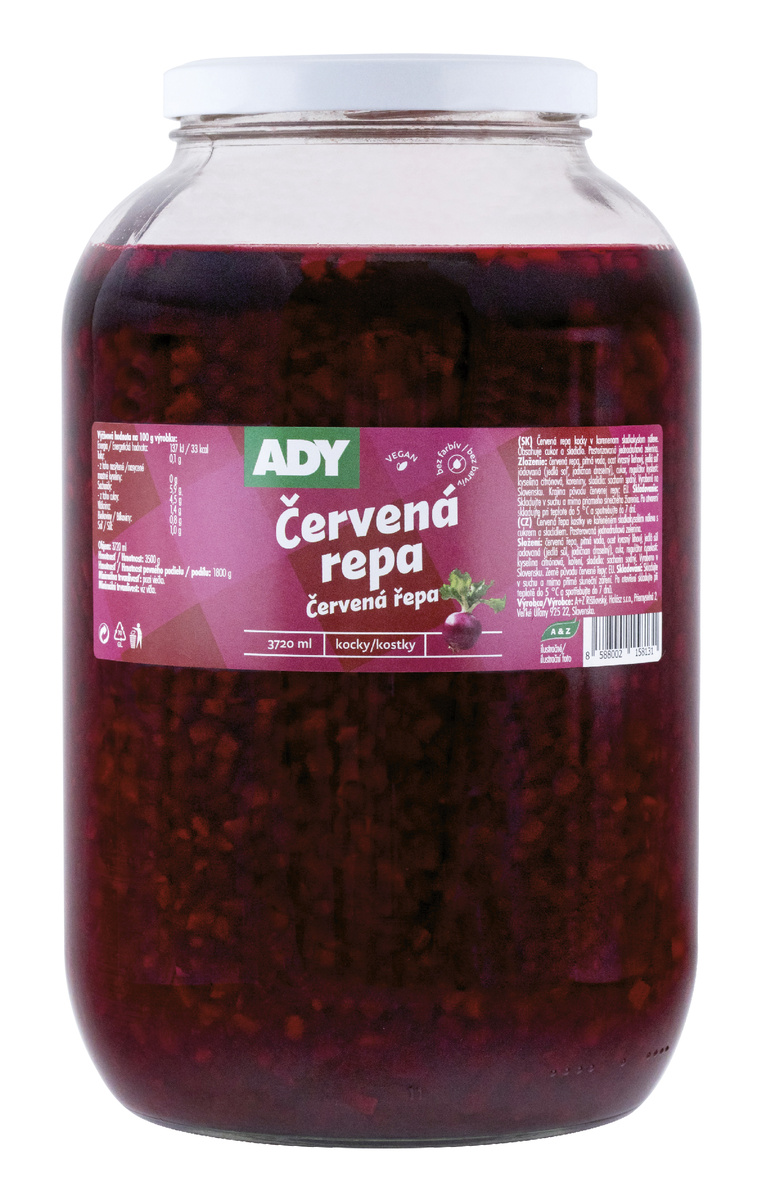 ADY Repa červená kocky 3500 g