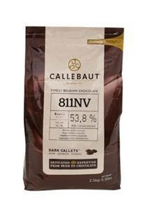 CALLEBAUT horká čokoláda polevová 54,5 % 2,5 kg