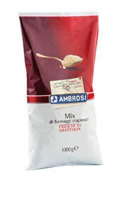 AMBROSI Mix talianskych syrov strúhaný chlad. 1 kg