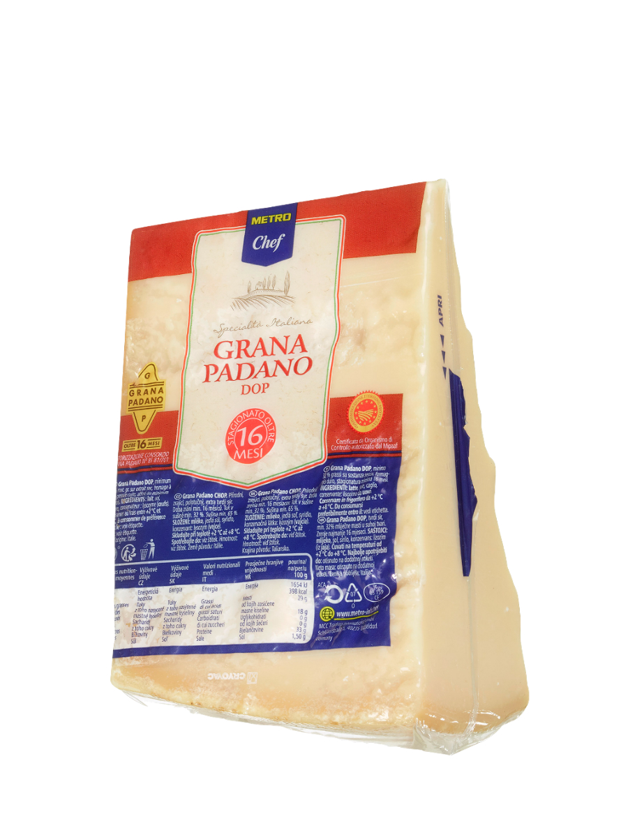 METRO Chef Grana Padano 16 mes. chlad. váž. cca 1 kg