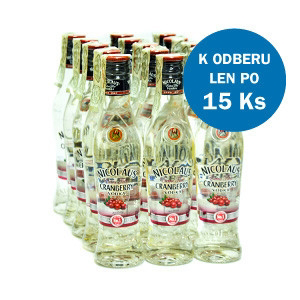 ST. NICOLAUS Vodka Extra Fine cranberry/brusnica 38% 200 ml (min. obj. 15 ks)
