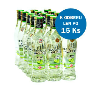 ST. NICOLAUS Vodka Extra Fine lime/limetka 38% 200 ml (min. obj. 15 ks)