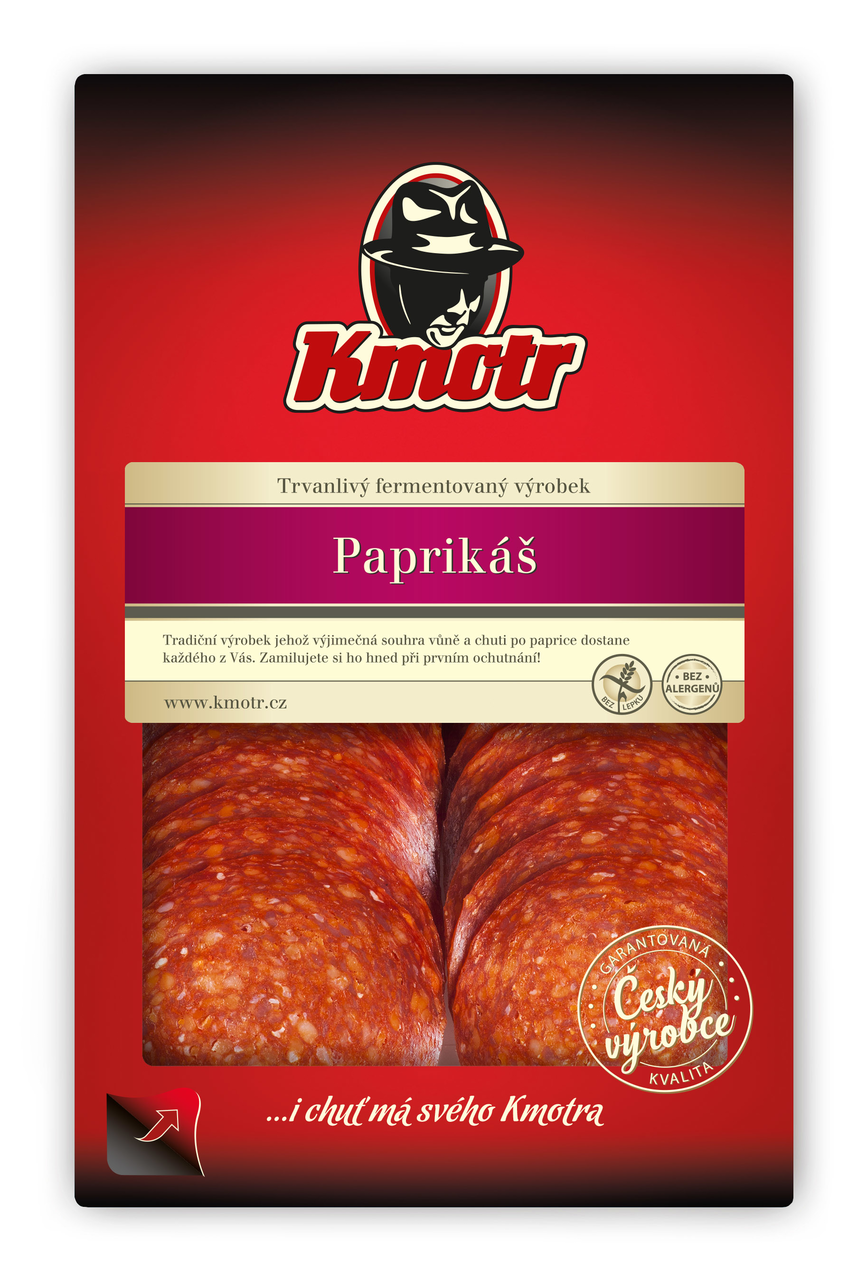 Kmotr Paprikáš krájaný chlad. 75 g