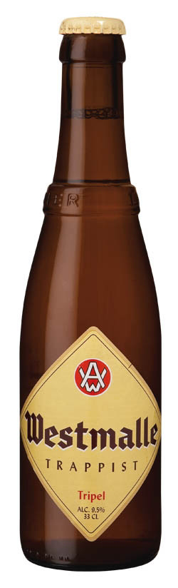 WESTMALLE tripel pivo 330 ml SKLO