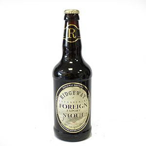 RIDGEWAY foreign export stout anglické pivo 8 % 500 ml SKLO