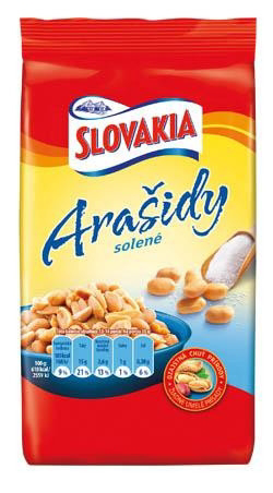 SLOVAKIA Arašidy solené 400 g