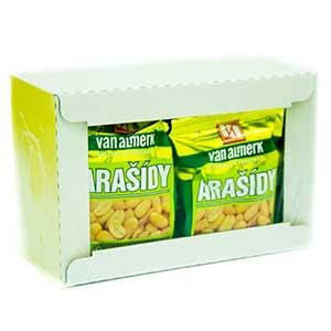 VAN ALMERK Arašidy pražené solené 10 x 100 g