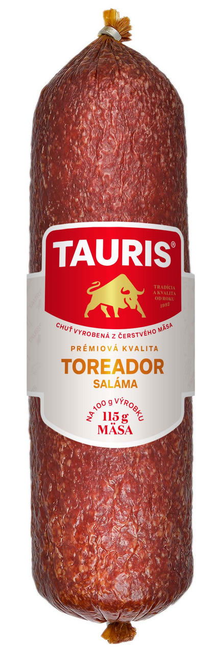 TAURIS Toreador saláma vákuovo balená chlad. váž. cca 1,5 kg